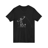 Unisex Jersey Short Sleeve V-Neck Tee