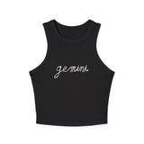 Gemini Astro Micro Rib Racer Tank Top