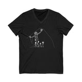 Unisex Jersey Short Sleeve V-Neck Tee